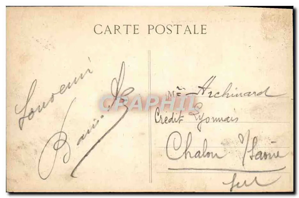 MARSEILLE — Vista Geral — ZŽ - Verso