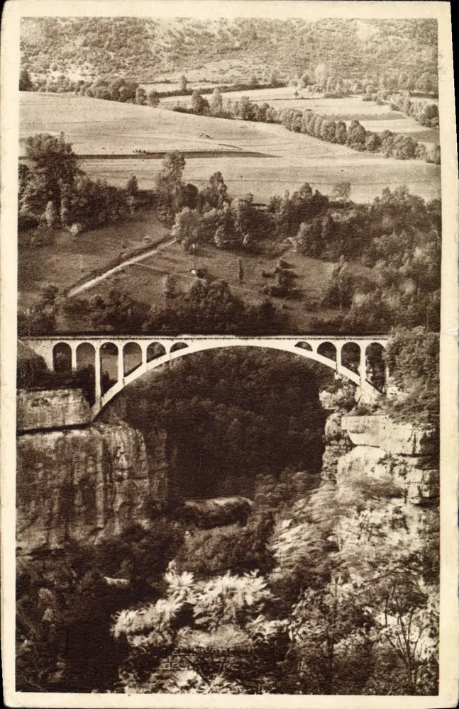 Brücke von Moulin-des-Pierres — Umgebung von Bellegarde (Ain) — Edition La Cigogne, 3, rue des Quatre-Chapeaux - Lyon - Vorderseite
