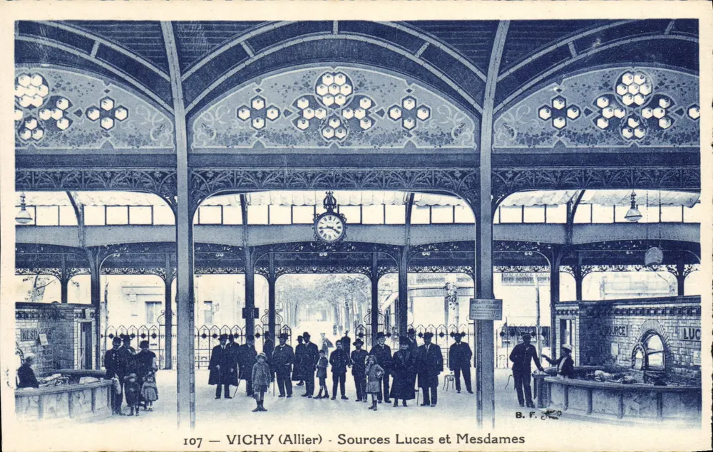 Vichy (Allier) — Źródła Lucas i Mesdames — B. F. n°107 - Awers