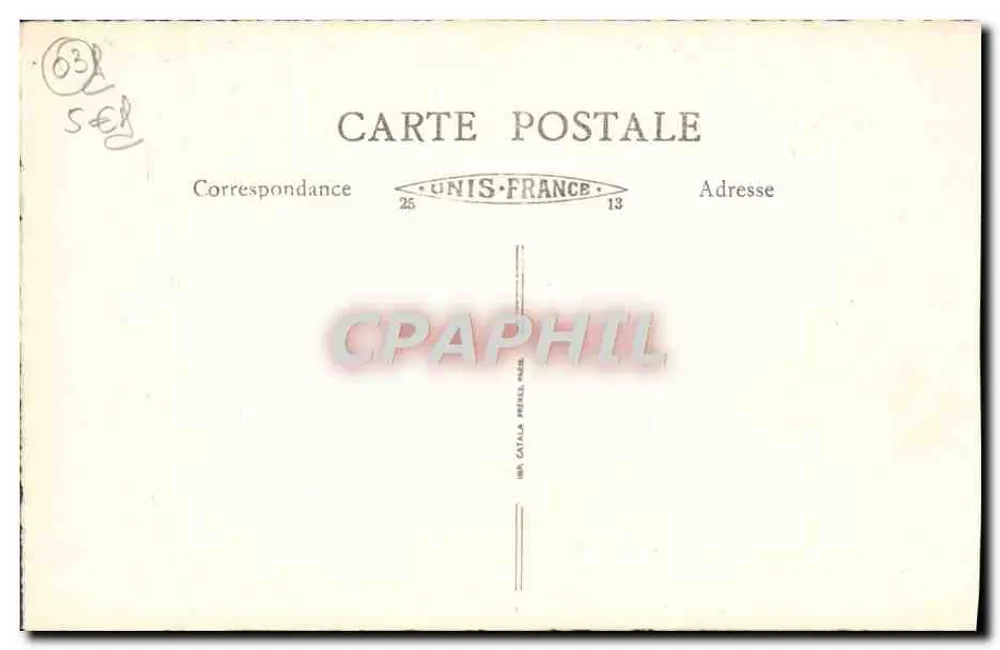 Vichy (Allier) — Źródła Lucas i Mesdames — B. F. n°107 - Rewers