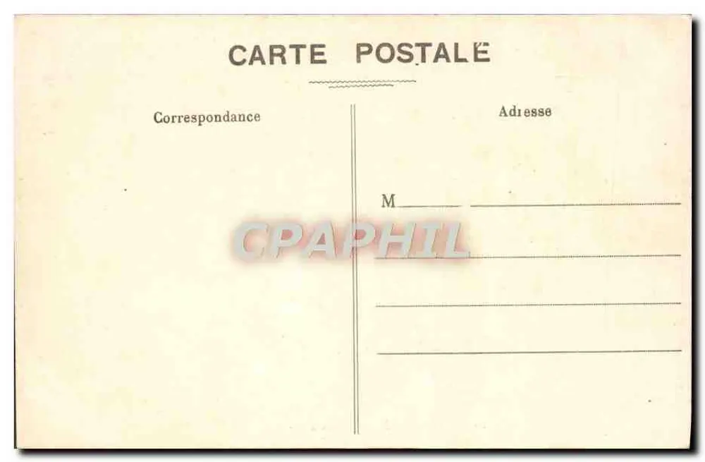 Marseille - Château d'If - EL. - Verlag EL, Nr. 10 - Rückseite