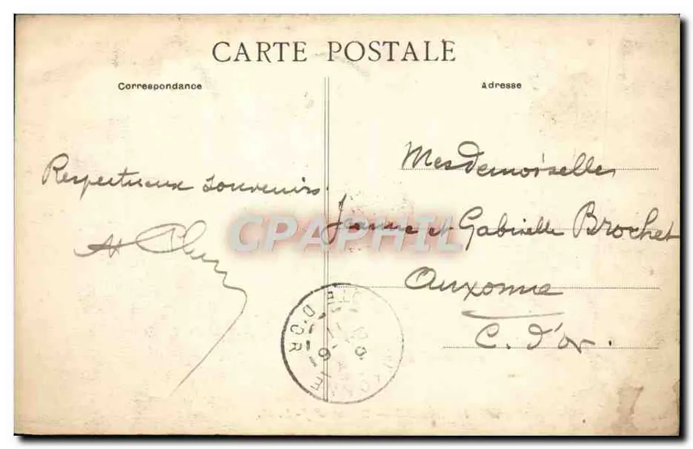 Marseille — Schloss If — L. M. - Rückseite