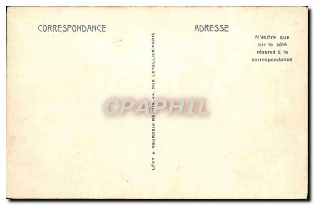 Marselha - O Castelo d'If - Castelo - L.L. - n°195 - Verso