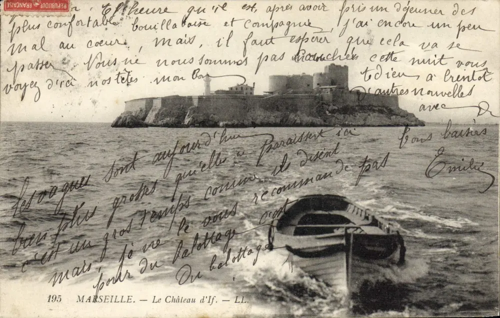 Marseille — O Castelo de If — LL. — N° 195 - Frente