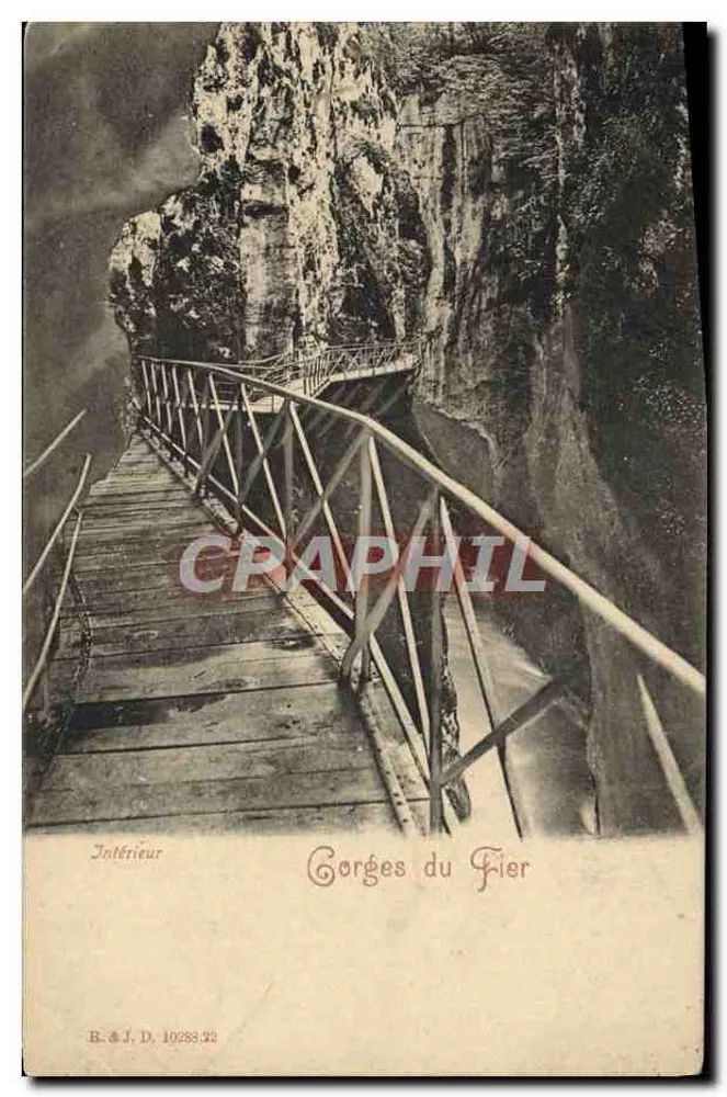 Interior — Gorges do Fier — B. & J. D. 10288 22 - Frente