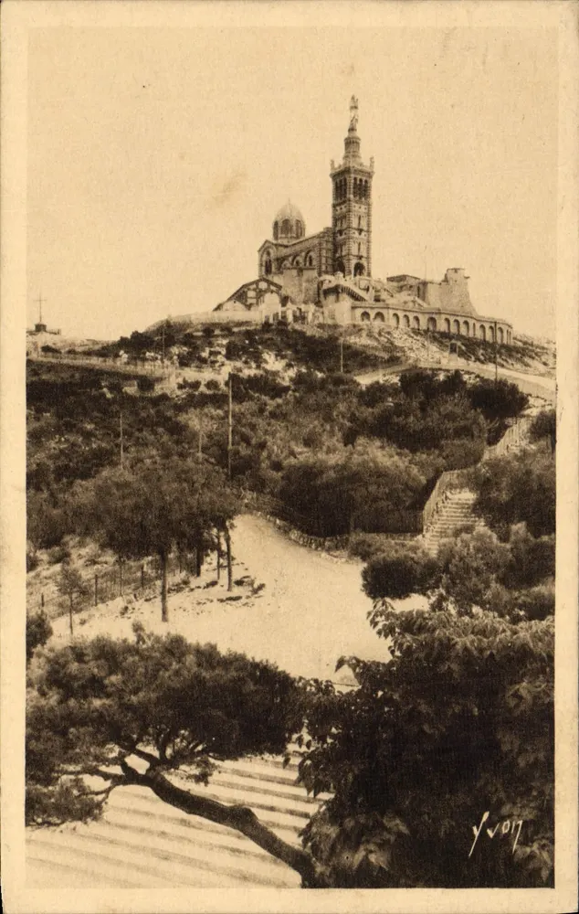 Notre-Dame de la Garde — Marseille — Héprounchian Art Editions - Vorderseite