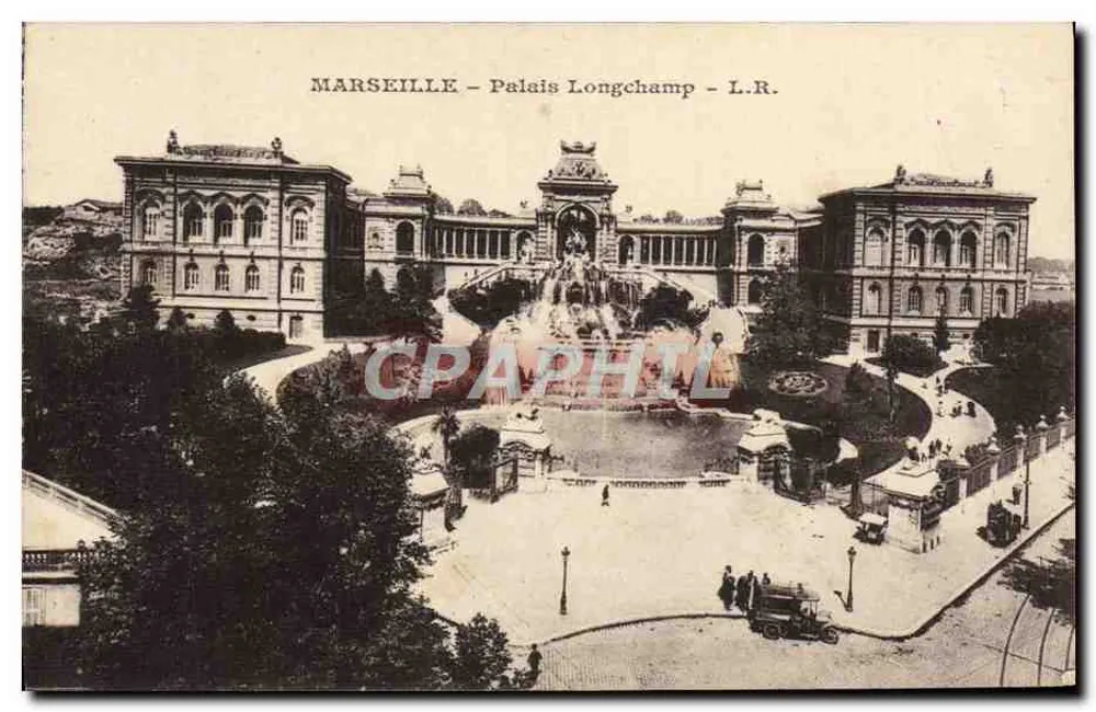 Marselha — Palácio Longchamp — L.R. - Frente