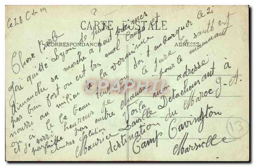 Marselha - N.-D. de la Garde - Os Elevadores (34 metros) — Edição especial da Basílica, n° XXV - Verso