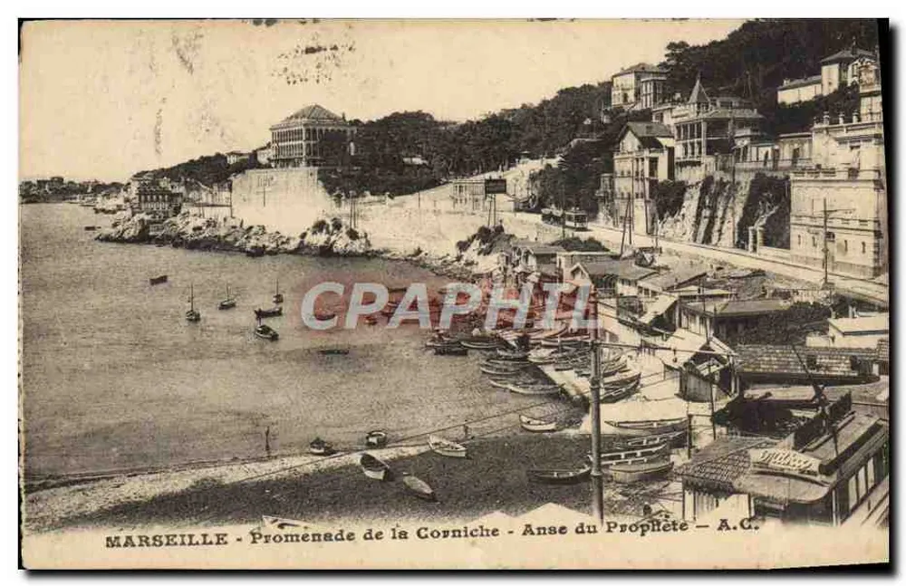 Marselha - Promenade da Corniche - Anse do Profeta — A.G. - Frente