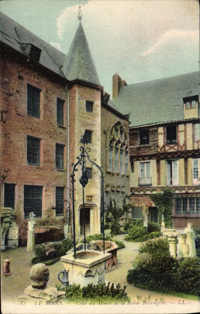 Le Mans — Cour du Musée de la Reine Bérengère — L.L. n°122 - Vorderseite