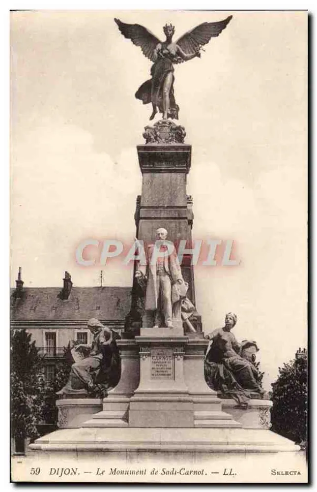 Dijon — O Monumento de Sadi-Carnot — Sklecta, n°59 - Frente