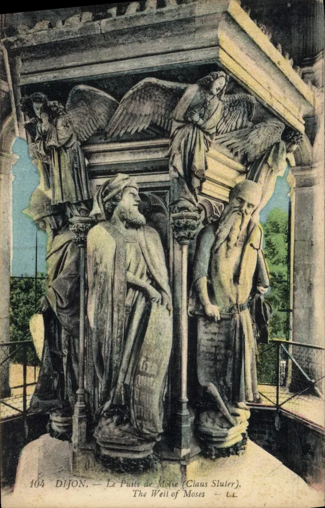 Dijon — O Poço de Moisés (Claus Sluter) — LL n°104 - Frente