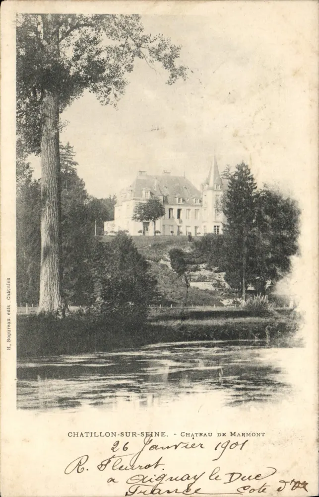 Chatillon-sur-Seine - Castelo de Marmont — H. Bognureau, editor. Chatillon - Frente