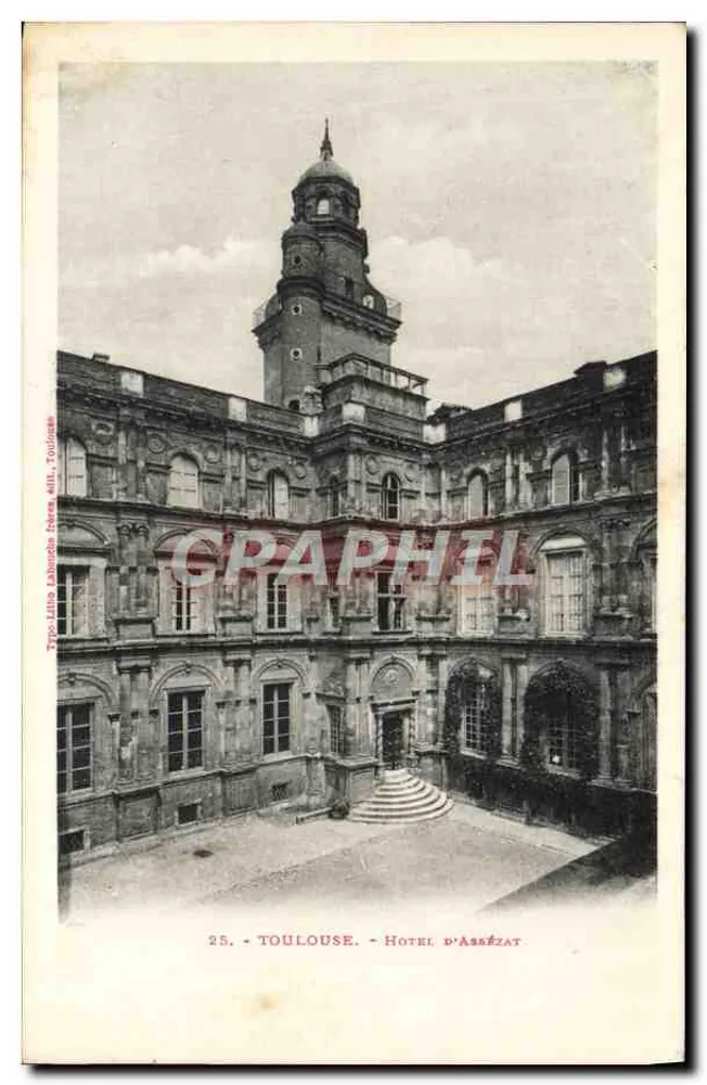 Toulouse - Hotel d'Assézat — editor Typo-Lino Laburch, n°25 - Frente