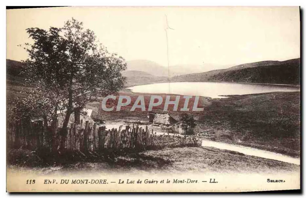 Aussicht von Mont-Dore — See Guéry und Mont-Dore — Selcota, Nr. 113 - Vorderseite