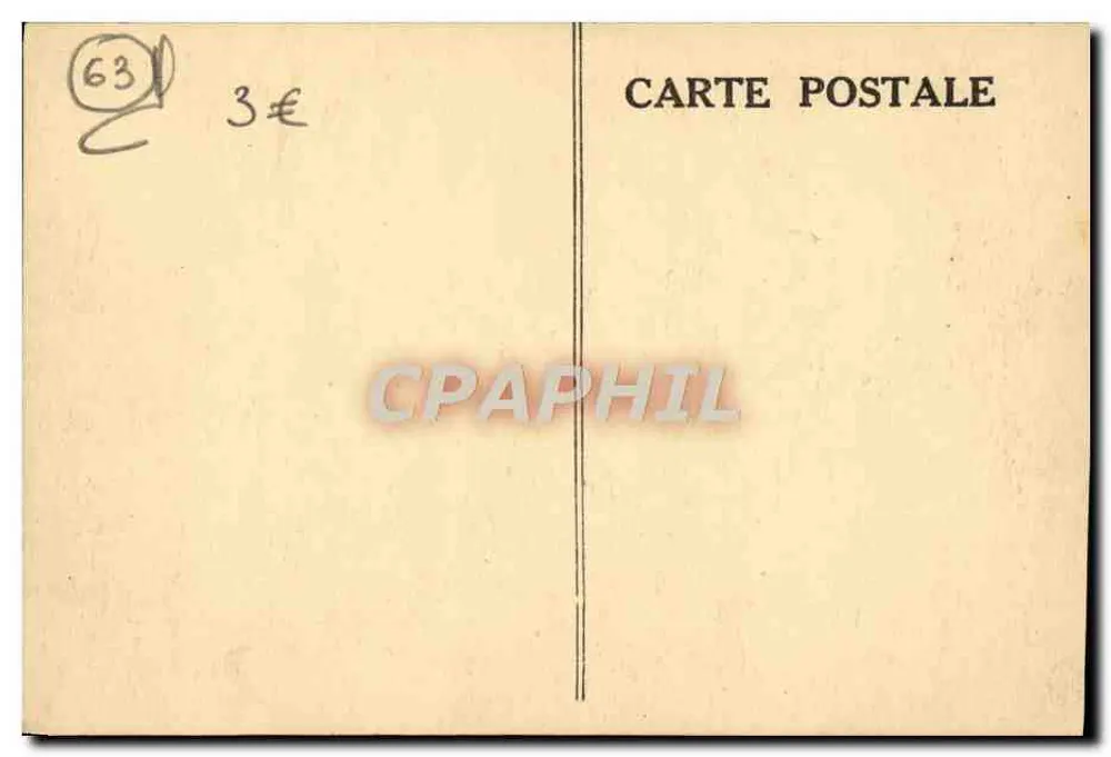 A Auvergne — Vale do Mont-Dore, vista geral dos Puys — n°335 - Verso