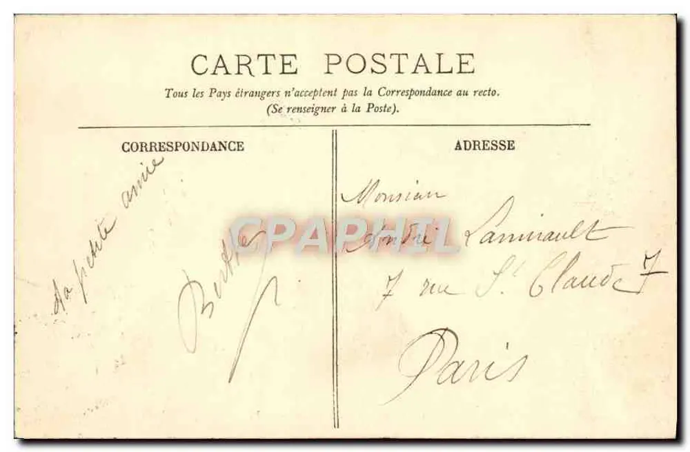 L'Auvergne — El Camino de las Gargantas del Infierno — LL. - Reverso