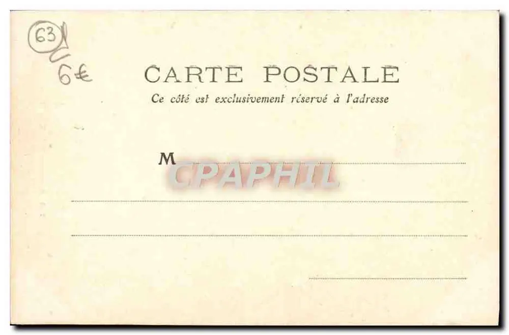 Saint-Pardoux-Latour — Die Jungfrau von Natzy — Auvergne, Verlag M.T. n°258 - Rückseite