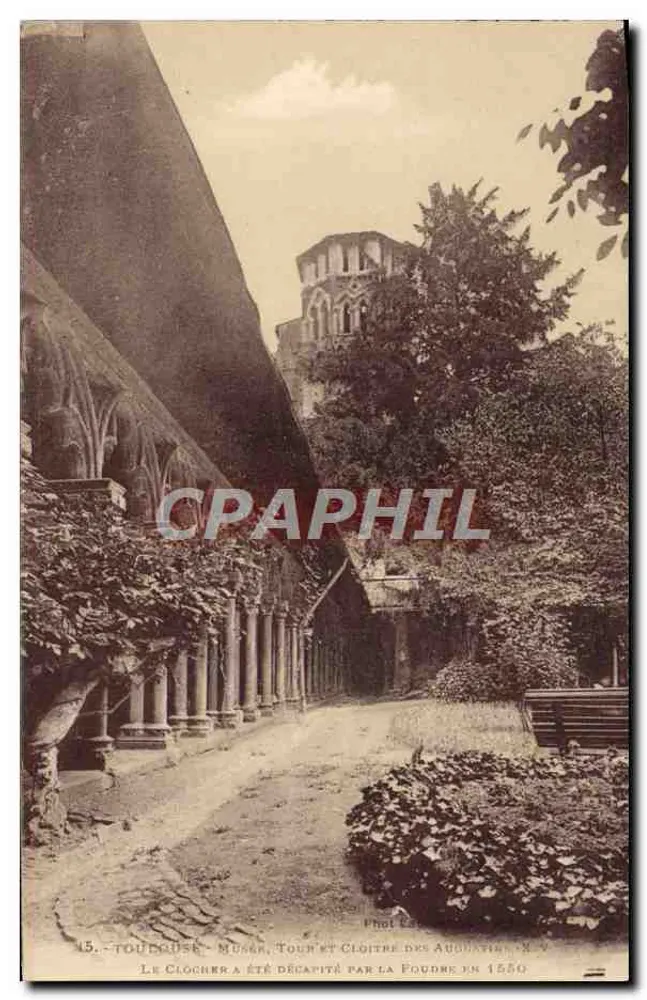 Touloise - Museu, Torre e Claustro dos Augustinos — Foto. L. Aubrat, n°15 - Frente