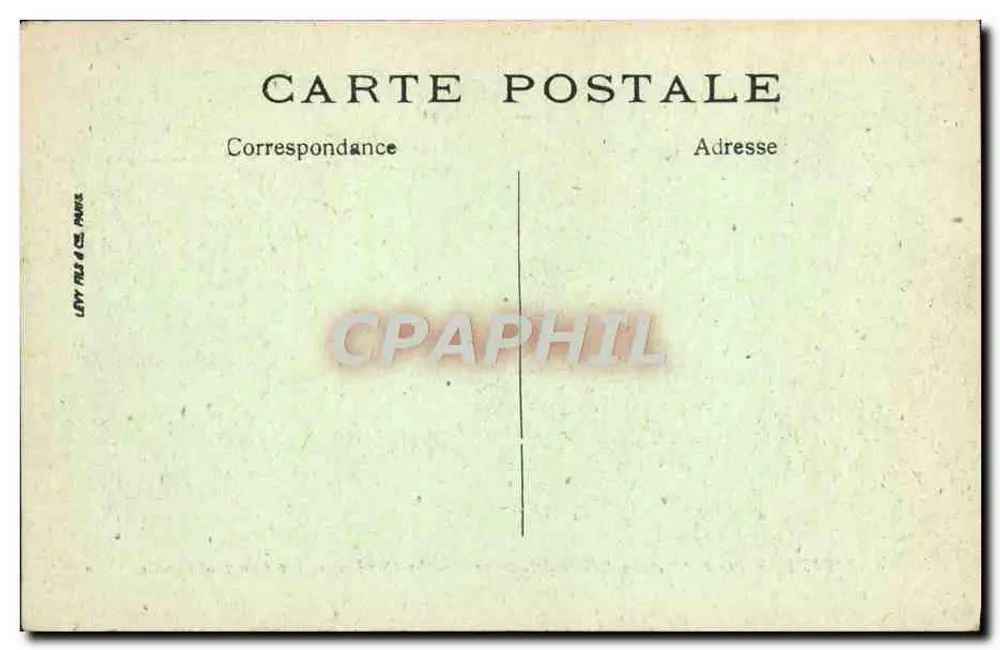 Dieppe — Die Gärten des Palais de Justice — Lévy Fils & Cie, Paris, n° 474 - Rückseite