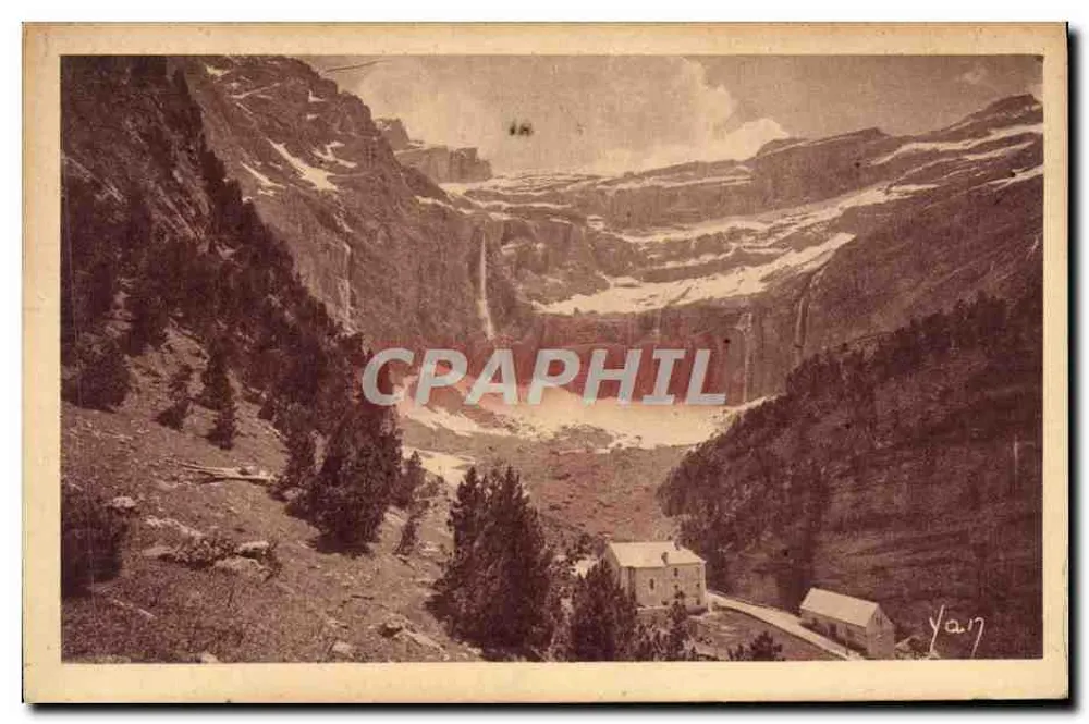 Gavarnie — O circo e o hotel — Edição E. Gibrault, Lourdes - Frente