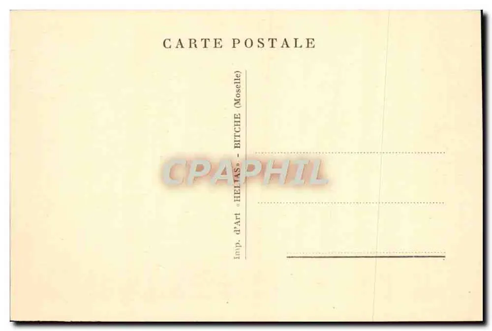 Estrasburgo — A catedral — Imp. d'Art Bitche (Mosela) - Verso
