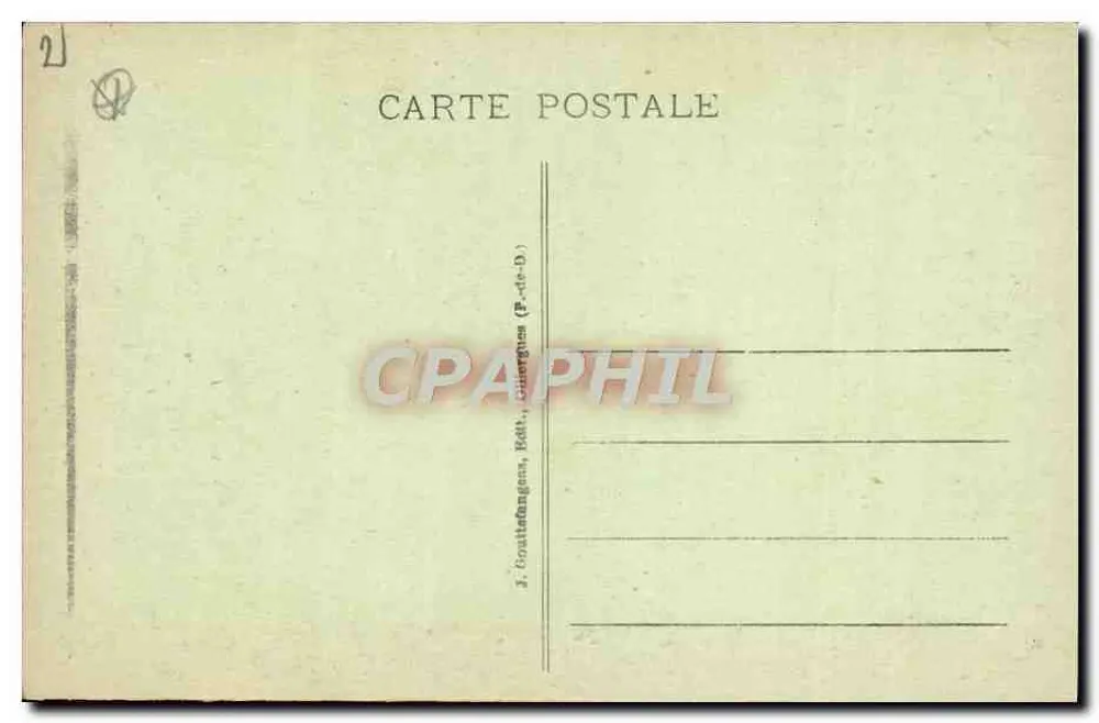 Royat — Panoramische Ansicht von Royat und Clermont-Ferrand — g. d’o. - 1193 - Rückseite
