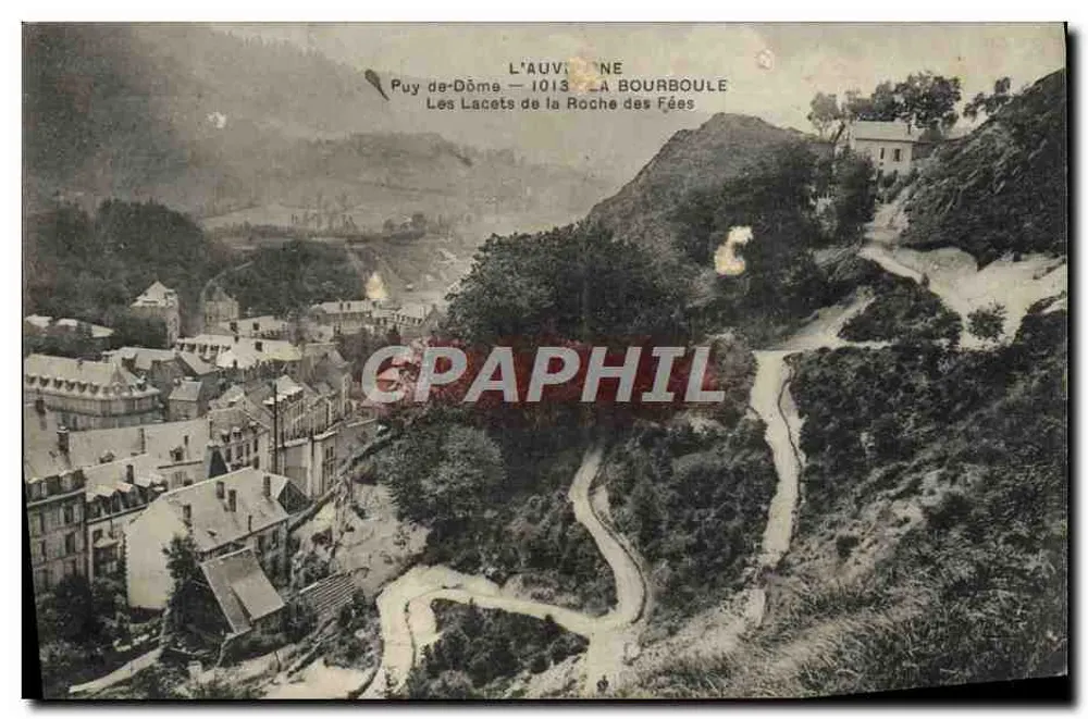 Die Passagen der Felsen der Fee — Puy-de-Dôme — A. Bourboule - Vorderseite