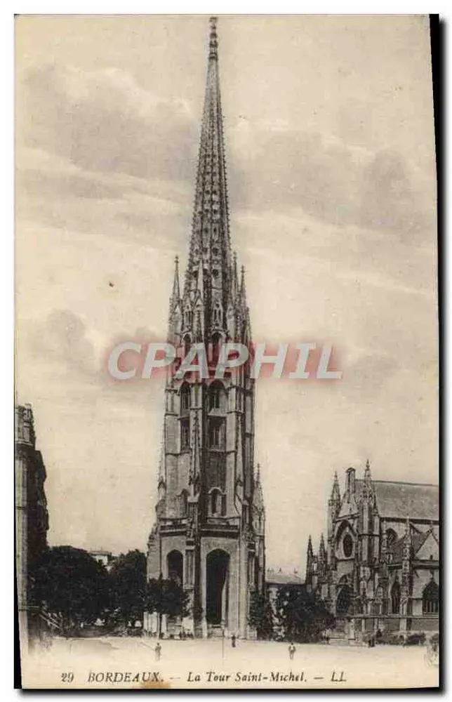 Bordeaux — La Tour Saint-Michel — éditeur LL - Frente