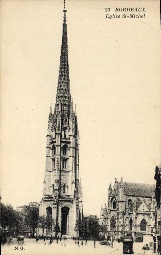 Bordeaux — Igreja de São Miguel — N.G. - Frente
