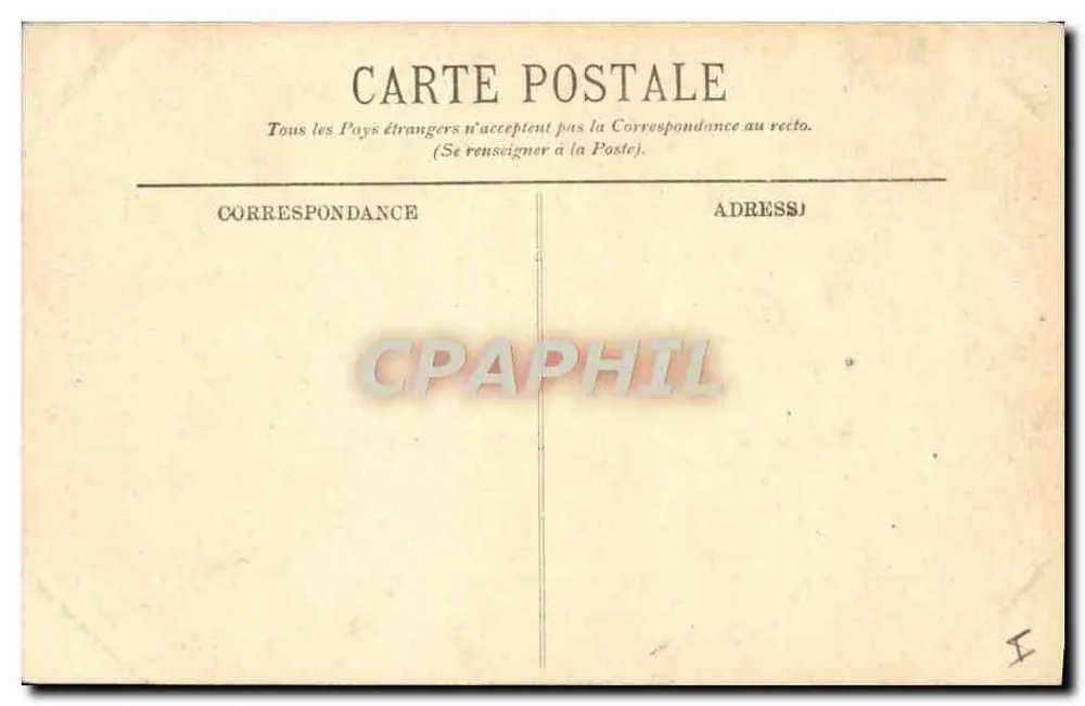 Bordeaux — A Porta do Palácio — LL. n°23 - Verso