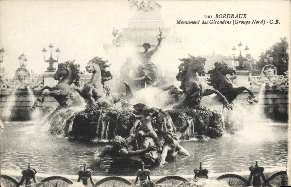 Monumento dos Girondinos (Grupo Norte) — Bordeaux — C.B. - Frente