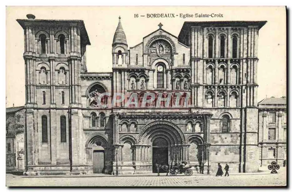 Bordeaux - Igreja de Santa Cruz — Editor: Graphiux, n° 16 - Frente