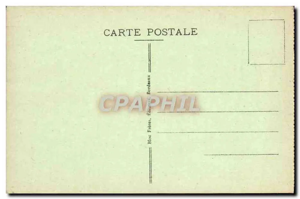 Bordeaux - Place de la Comédie und Grand Théâtre — BR — n°115 - Rückseite