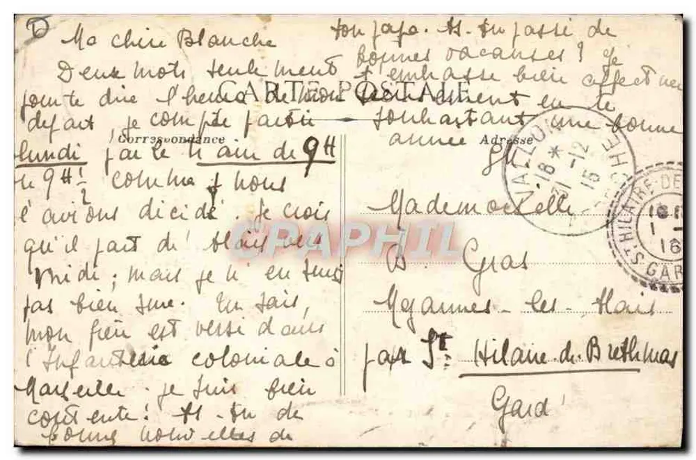 Nîmes - Most Gard - Marchat, 91 rue de la Madeleine, Nîmes - Rewers