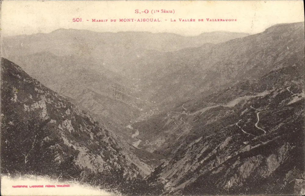 Massif du Mont-Aigoual — Vallée de Valleraugue — S.O. (1ère Série) n°501 - Vorderseite