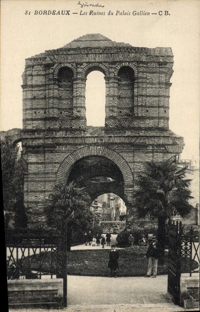 Bordeaux — Les Ruines du Palais Gallien — C.B. - Vorderseite