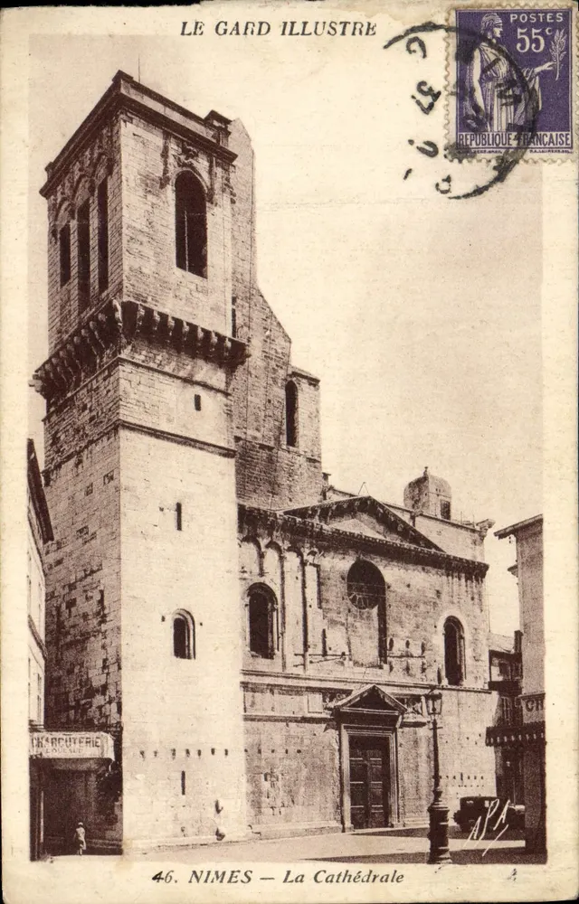 Nîmes — A Catedral — Le Gard Illustre, n°46 - Frente