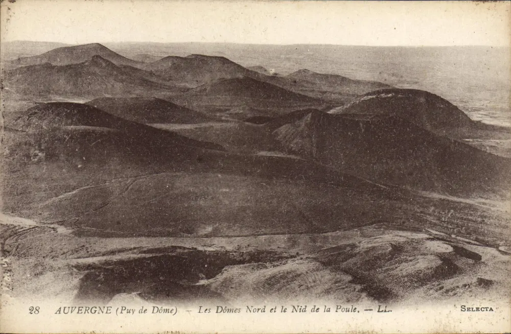 Auvergne (Puy de Dôme) — Les Dômes Nord und le Nid de la Poule — Selecta - Vorderseite