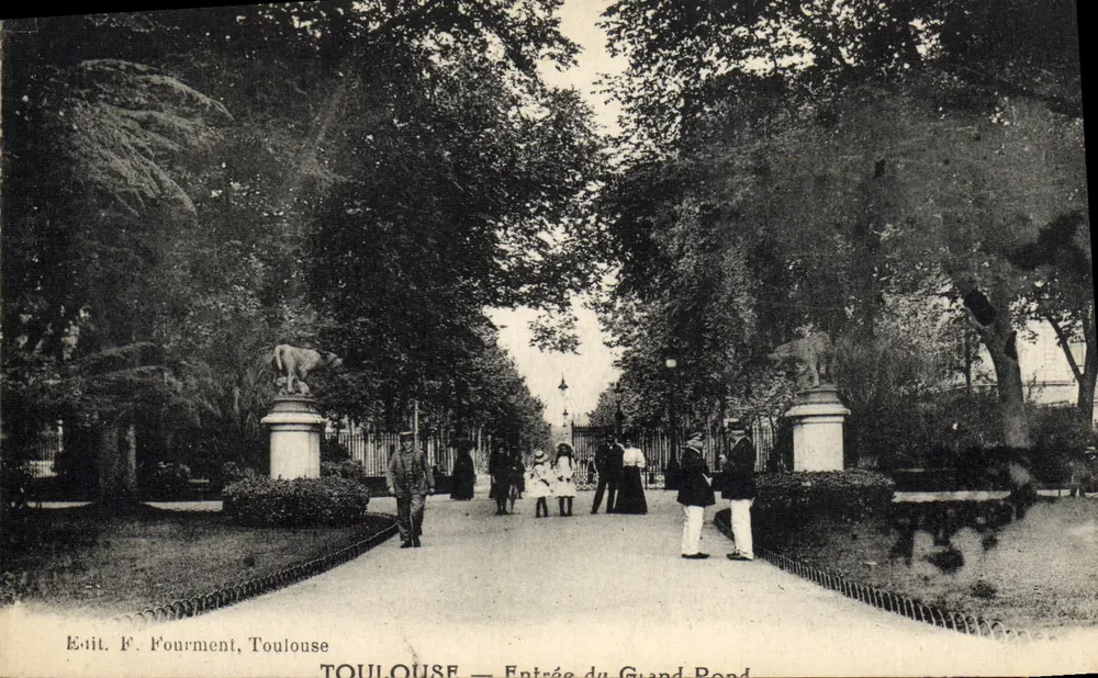 Toulouse — Eingang zum Grand Pond — Édit. F. Fourment, Toulouse - Vorderseite
