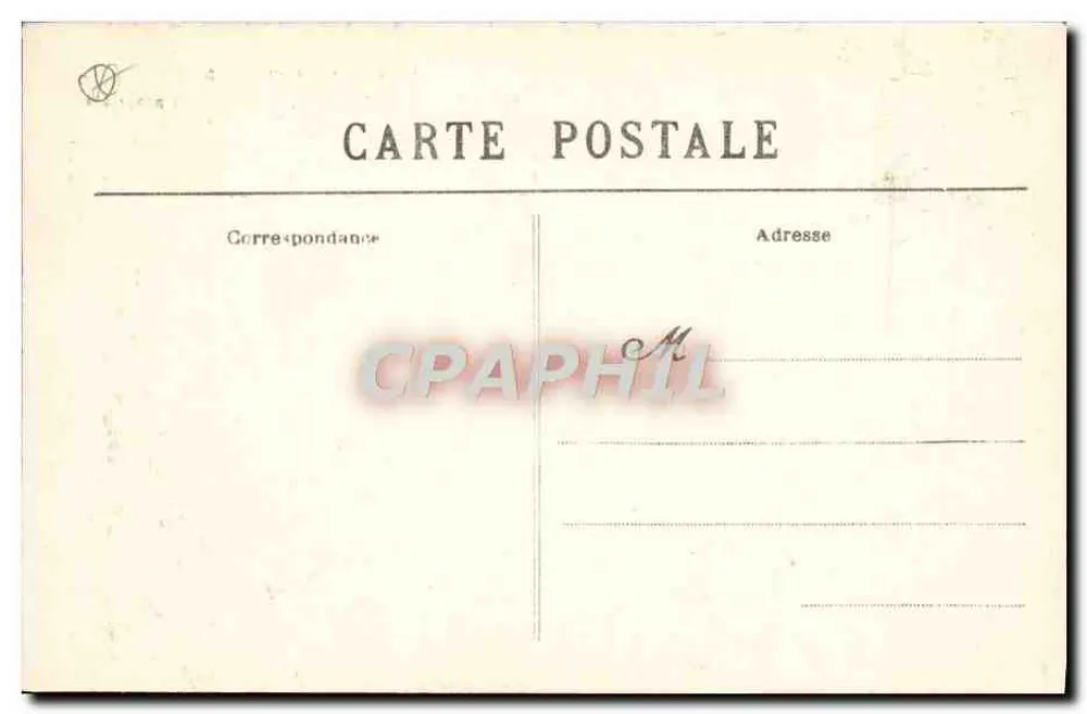 Schloss Tournœil — pittoreske Auvergne — unbekannter Verleger, Nr. 404 - Rückseite