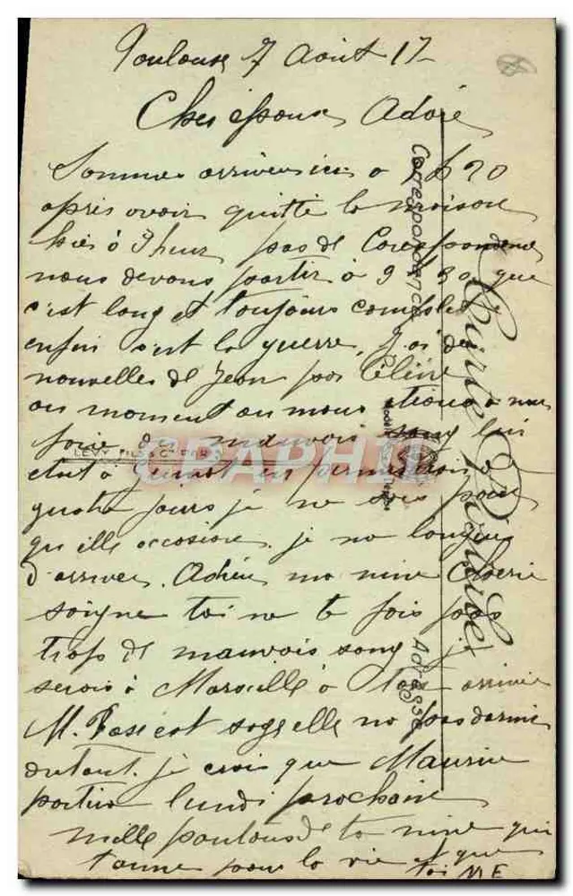Toulouse — O Capitólio e o Donjon — LL. N° 10 - Verso