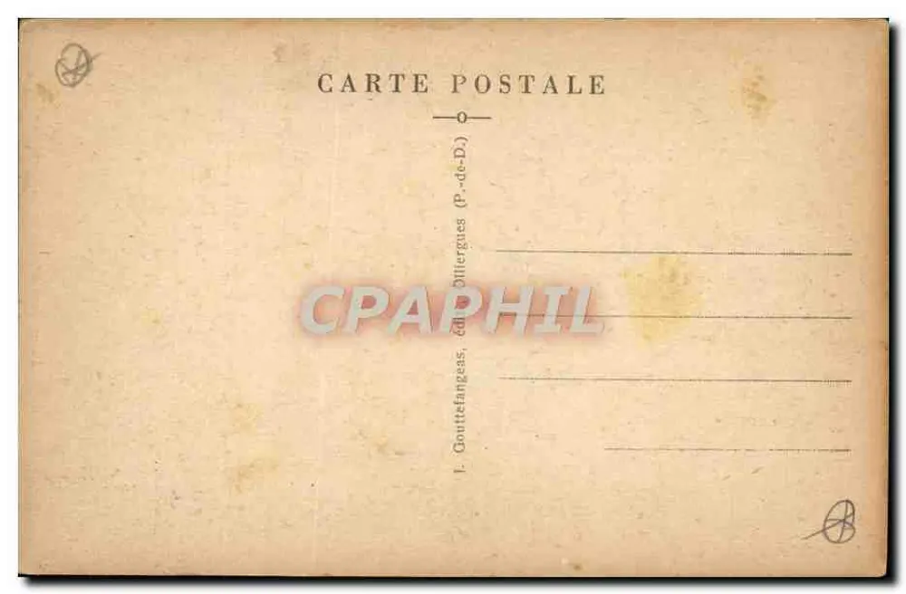 Clermont-Ferrand — A Catedral — G.D'O. 1100 - Verso