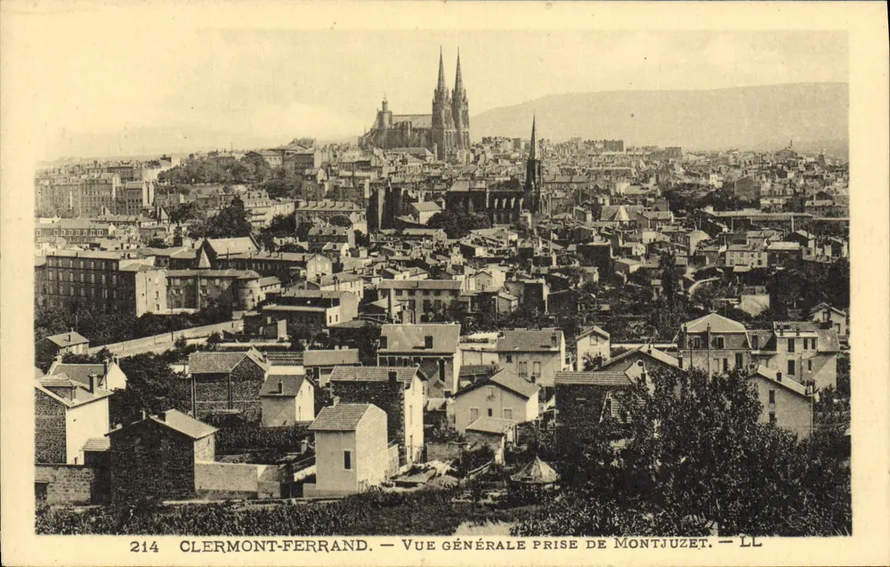 Clermont-Ferrand — Allgemeiner Blick von Montjuzet — LL, n° 214 - Vorderseite