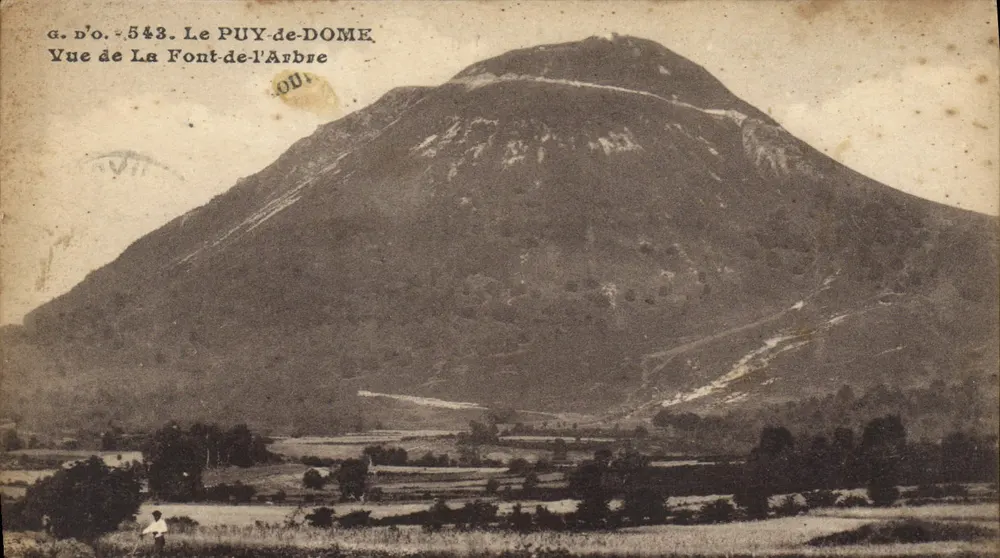 Le PUY-de-DOME — Ansicht von La Font-de-l'Arbre — J. Gouttefongeas, Verlag (P.-d.-D.) - Vorderseite