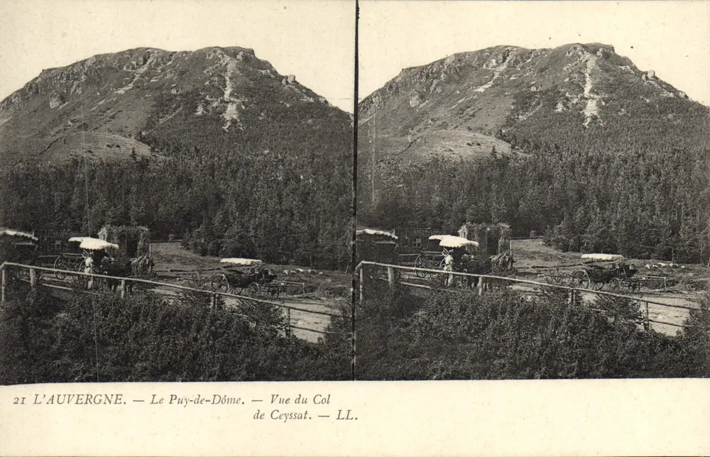 Auvergne — Le Puy-de-Dôme — Ansicht des Col de Ceyssat — LL. - Vorderseite