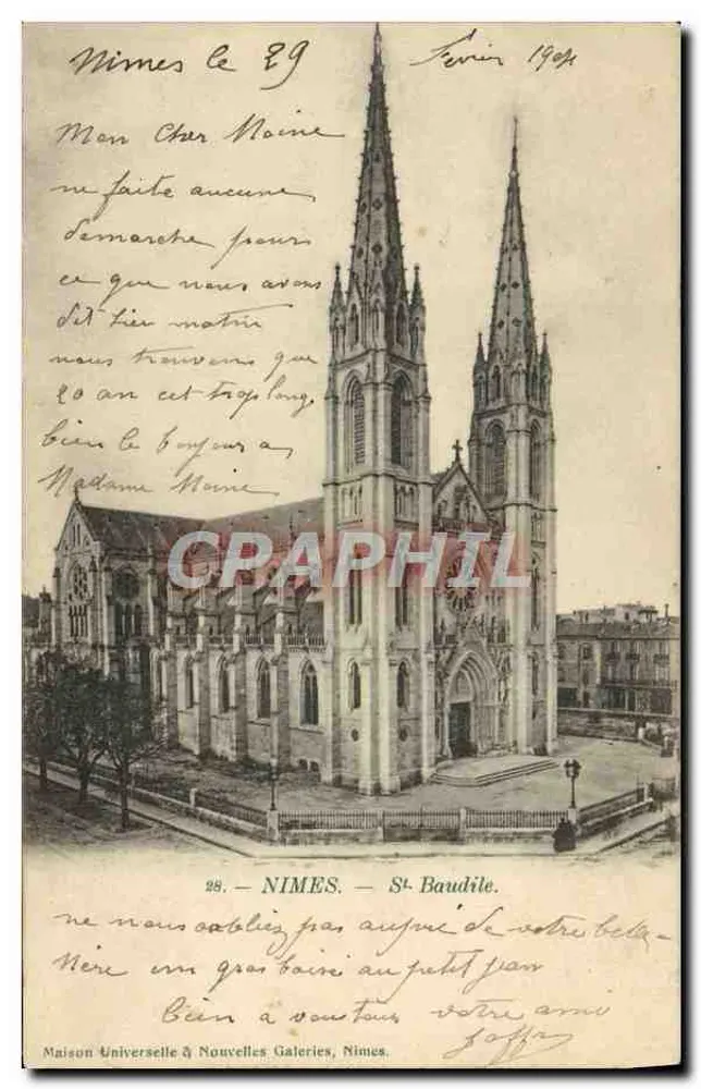 Nîmes — Sainte-Baumélie — Maison Universelle nas Novas Galerias, Nîmes, n°28 - Frente