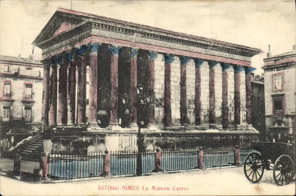 Nîmes - A Maison Carrée — editor J.B.E.N.P., n° 537(bis) - Frente