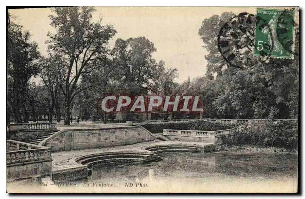 Nîmes - A Fontaine — ND Phot. n°284 - Frente