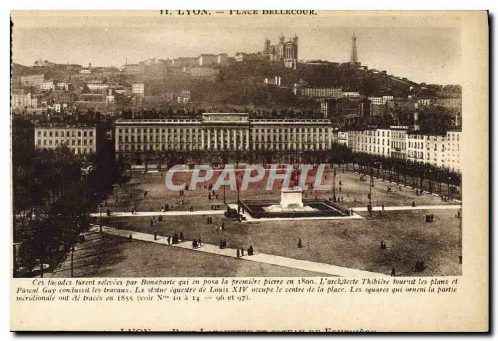 Lyon — Praça Bellecour — Victor-Hugo, Lyon - Frente